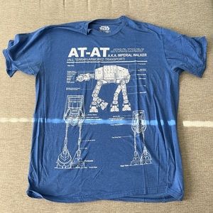 Vintage Style Star Wars Imperial Walker TShirt